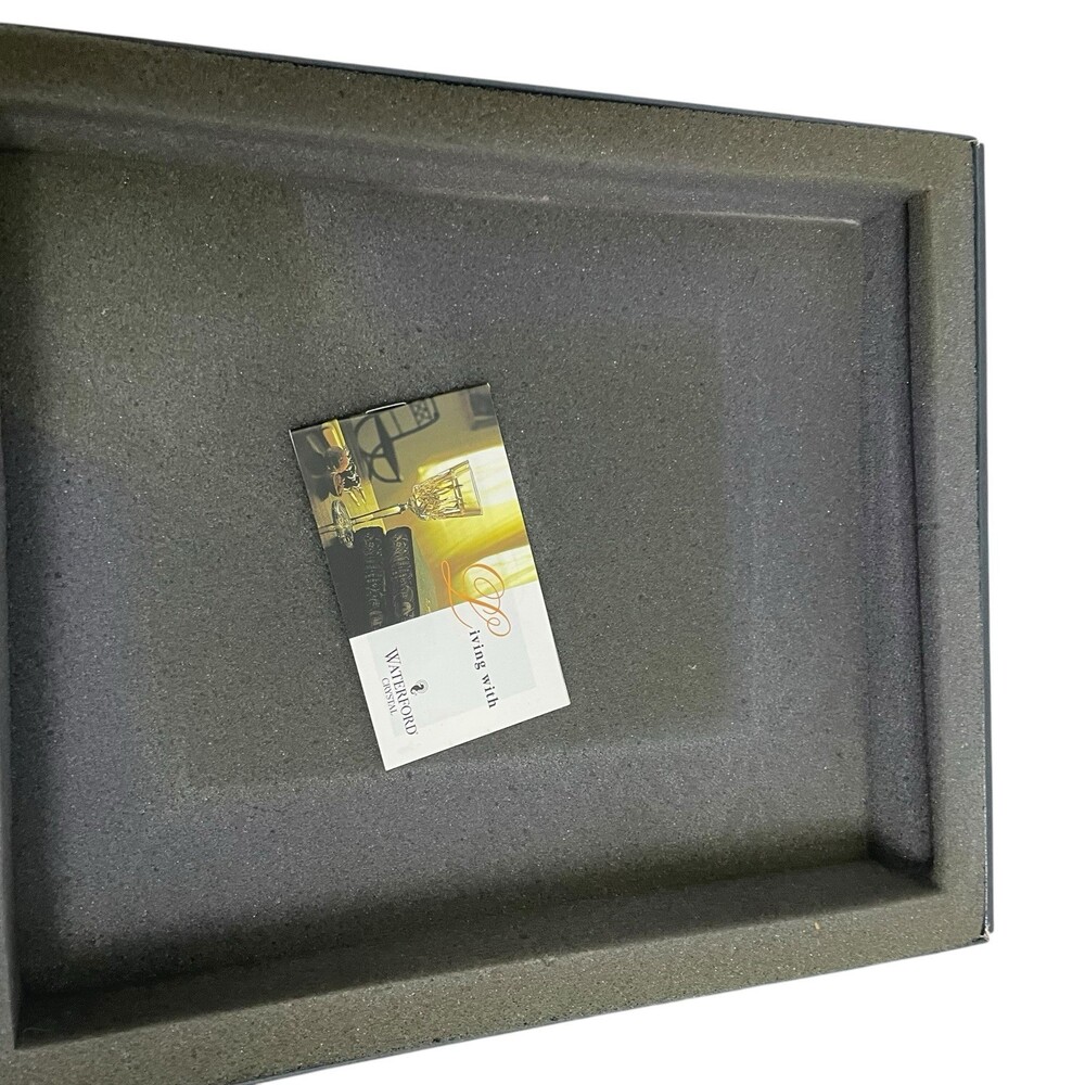 WATERFORD CRYSTAL 5"x7" Thank You Photo Picture Frame 114989 New In Box - Picture 4 of 11